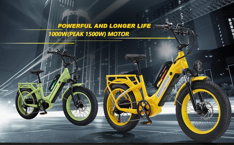 Electric Bike for Adults,1000w (Peak 1500) Ebike for Adults 32MPH, 48V 32.5AH Dual Battery ,120 Miles Long Range Commuter Electric Bicycle , 20''×4.0 Fat Tire Electric bike Hydraulic Brake UL2849（Red）