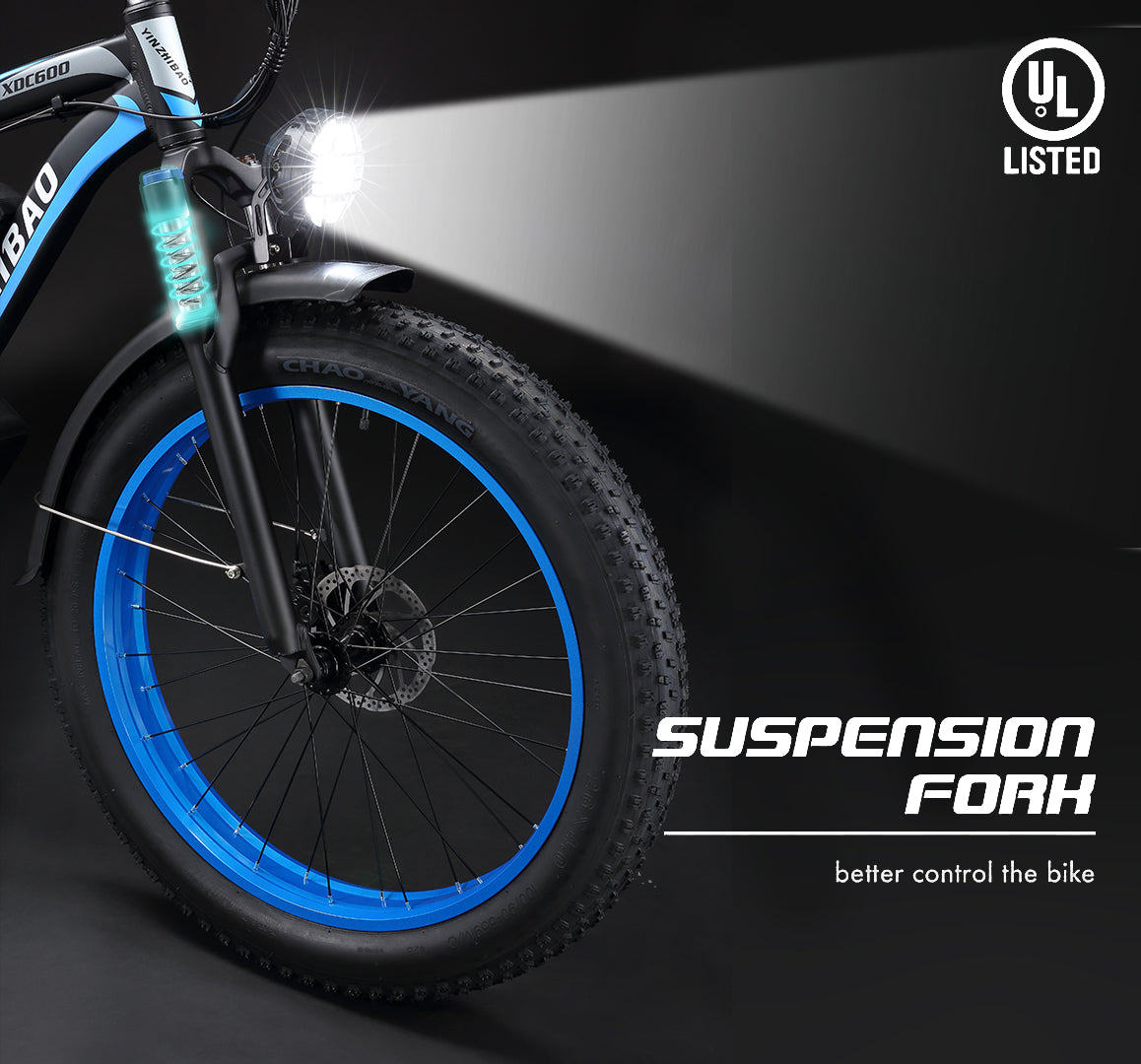 Electric Bike for Adults,Fat Tire Ebike 1000W (Peak 1500W) Electric Mountain Bike Up to 31MPH,26" Electric Bike Long Range with UL 48V/17.5Ah Removable Battery, 21-Speed